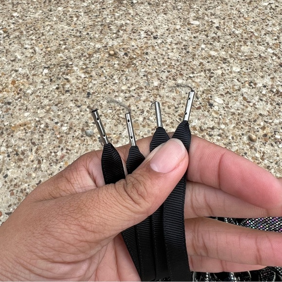 Steve Madden | “Fantasize” Lace-Up Peep Toe Pumps - Picture 8 of 10